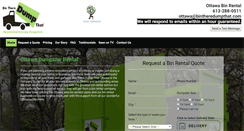 Desktop Screenshot of ottawabinrental.com